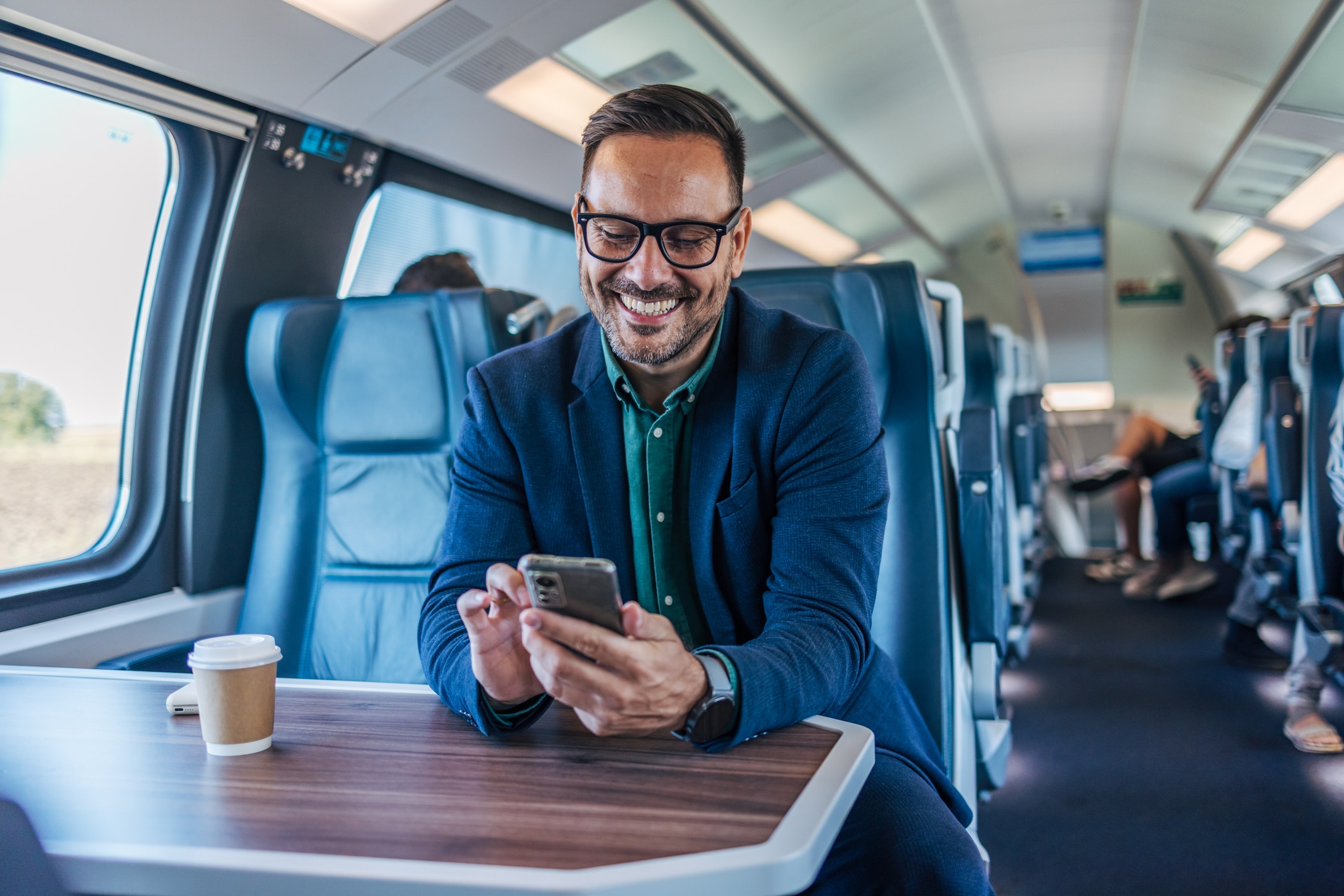Man with a laptop