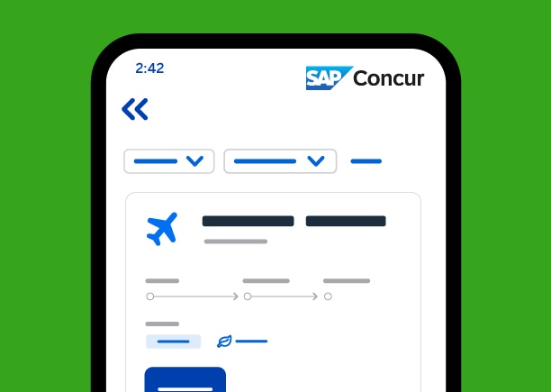 Concur Travel UI