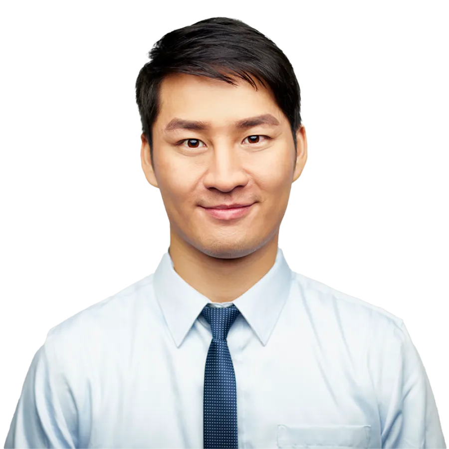 business professional smiling
